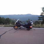 Motorcycle at Overlook