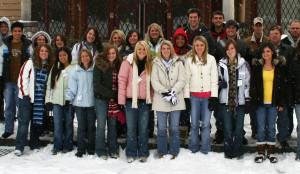 School Trip to the snowy high peaks